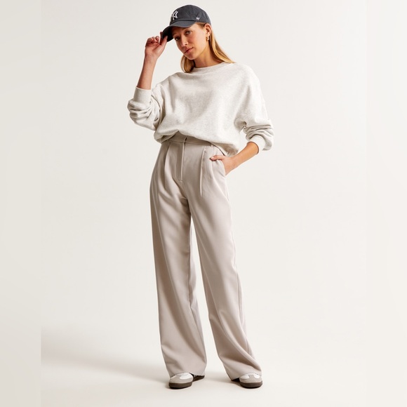 Abercrombie & Fitch Pants - Abercrombie & Fitch Sloane Tailored Wide Leg Pant Size 12